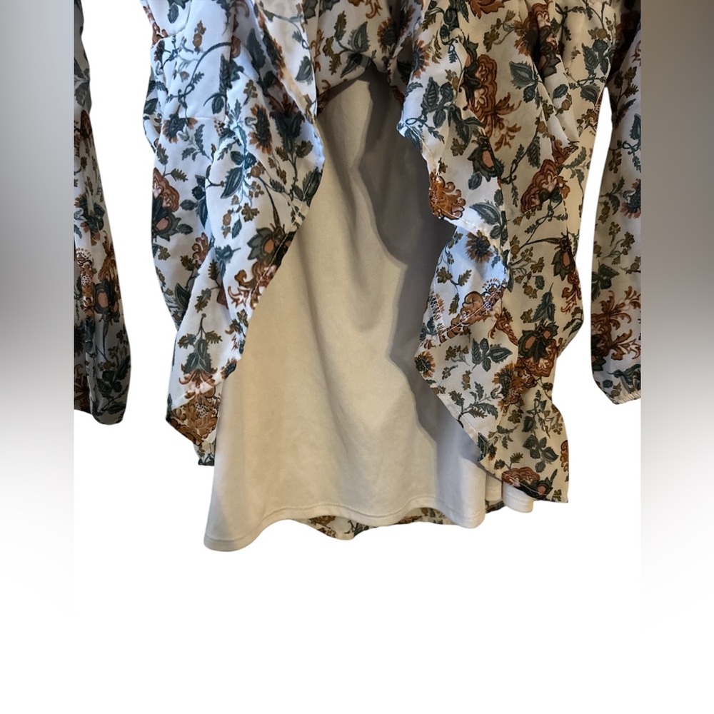 Boho Revival Ophelia Roe Floral Soft Girl Mini Dress Women’s Size Small - Picture 5 of 8